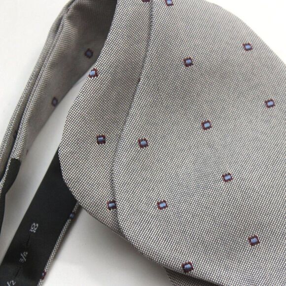 Men's Self tied Bow Tie Big bow tie Butterfly Bow tie S604 Grey Blue Polka Dot - Picture 4 of 11